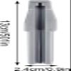 Gray 3 in 1 Eyebrow Pencil Sharpener, for Eyebrow Pencil Eye Pencil Sharpener, Duckbill-Shape Eyebrow Sharpener Auxiliary Tool for Waterproof Peel Off Brow Pencils for Beginners and Professional view 2