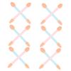 CALLARON 24pcs Eye Shadow Sponge Sticks Blending Brush Paint Sponge Makeup Kit for Women Artists view 1