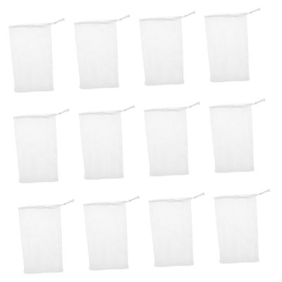 GALPADA 12pcs Soap Foaming Net for Exfoliating Mesh Soap Saver Pouch for Shower and Bath Accessories