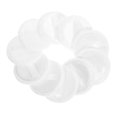 NIYANGLE 10pcs Cotton Makeup Powder Puff for Setting Powder Compact Face Applicator for Even Distribution Soft and Gentle Skin for Cheeks and Forehead Portable and Versatile