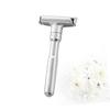 Adjustable Double Edge Safety Razor for Men, Zinc Alloy Manual Shaving Tool view 4