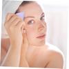PACKOVE 2Pcs Portable Eyebrow Trimmers Stainless Steel Makeup Shaving Cutter Protective Cap for Eyebrow Grooming and Facial Hair Removal view 3