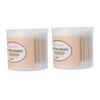Beaupretty 600pcs Organic Cotton Swabs Double-ended Makeup Tools Facial Pads Cotton Rounds view 1