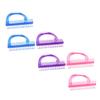 Ipetboom 6pcs Nail Dust Brush Large for Nail Cleaning Manicure for Removing Dust and Debris from Gel Polish Pink Purple Blue view 1