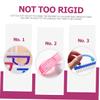 Ipetboom 6pcs Nail Dust Brush Large for Nail Cleaning Manicure for Removing Dust and Debris from Gel Polish Pink Purple Blue view 2