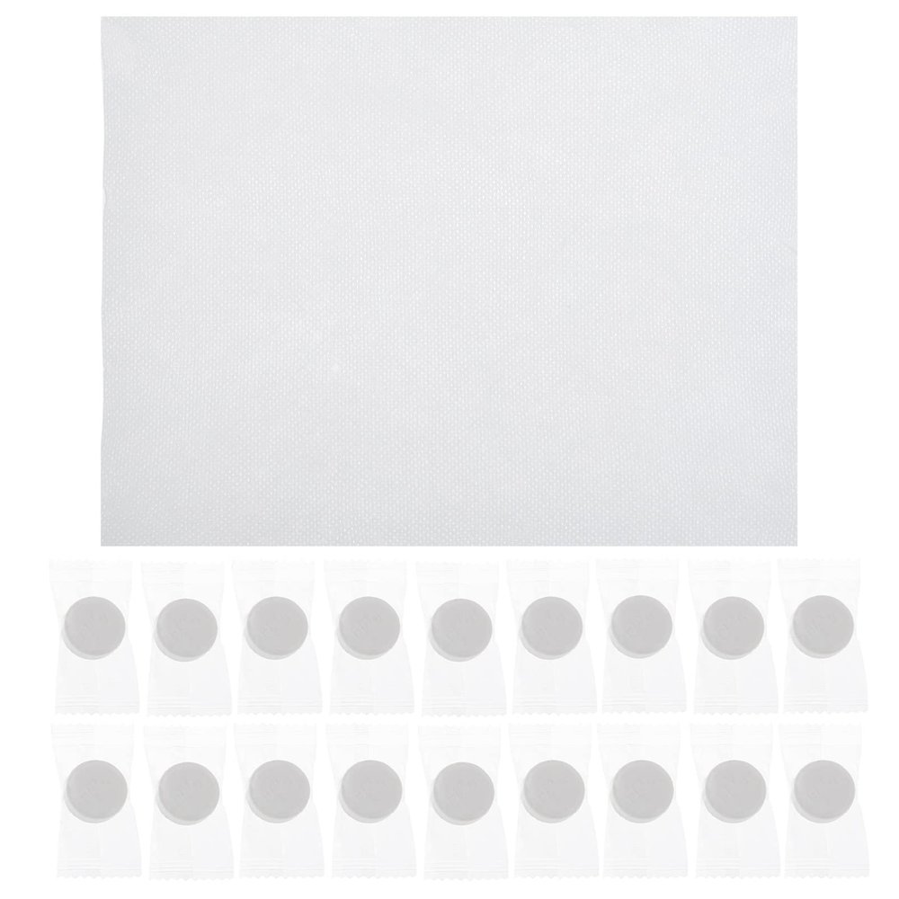 MUSISALY 20pcs Compressed Towel Lightweight Disposable Facial Towels for Travel High Absorbency Soft Cotton Cleansing Cloths for and Outdoor Use