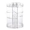 Acrylic Cosmetic Holder With 360 Rotation Large Capacity Makeup Storage Rack For Brushes Skincare Items Organiser view 1
