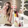 Acrylic Cosmetic Holder With 360 Rotation Large Capacity Makeup Storage Rack For Brushes Skincare Items Organiser view 2