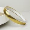 Gold Headband for Women Girls 0.79 Inches Satin Headband Cute Gold Headpiece DIY Hair Accessories view 1