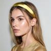 Gold Headband for Women Girls 0.79 Inches Satin Headband Cute Gold Headpiece DIY Hair Accessories view 4