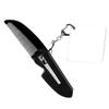 PACKOVE Folding Comb Keychain Mirror Men's Styling Tool Beard Edger Comb Fine Tooth Travel view 1