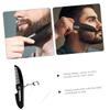 PACKOVE Folding Comb Keychain Mirror Men's Styling Tool Beard Edger Comb Fine Tooth Travel view 3