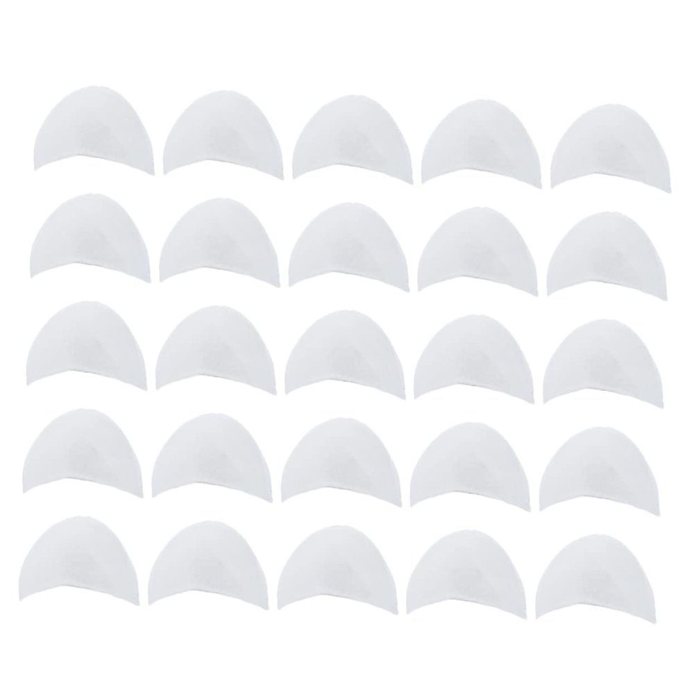 HOODANCOS 50pairs Cotton Shoulder Pads for Clothes Reusable and Washable Shoulder Inserts Shirts and Jackets Lightweight and Comfortable for Everyday Wear