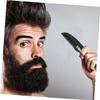 Baluue Men's Folding Beard Comb Fine Tooth Keychain Mirror Small Compact Portable Styling Comb Travel Accessory view 2