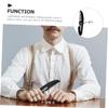 Baluue Men's Folding Beard Comb Fine Tooth Keychain Mirror Small Compact Portable Styling Comb Travel Accessory view 4