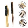 WRITWAA Men's Bristle Hair Brush for Beard Grooming Soft Shaving Brush Barber Shop Tool Salon Beard Cleaning Gentle view 2