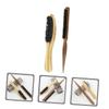 WRITWAA Men's Bristle Hair Brush for Beard Grooming Soft Shaving Brush Barber Shop Tool Salon Beard Cleaning Gentle view 4