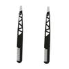 DONFAMDS Dual-Use Eyebrow Tweezer Trimmer Kit 2-Piece Makeup Tool Set for Eyebrow Shaping Black for Women and Men Includes Brow Comb for Precision Grooming view 1