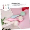 Beaupretty 3pcs Face Cleansing Brush Double-Sided Exfoliating Facial Brush for Gentle Massaging and Deep Cleaning Safe Skin-Friendly Design view 4