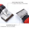 Enlybee 35 Tooth Horse Clipper Replacement, Carbide Material Livestock Hair Trimmer Universal Blades, Installation, Efficient and Safe for Animals view 4