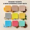 Bath Bombs for Men - Gift Set of 18 Square Shaped Handmade Natural Bath Bombs of 2.5 oz w/Essential Oils, Unique Manly Scents, for Boyfriend, Husband, Father - 18 Pack Square view 2