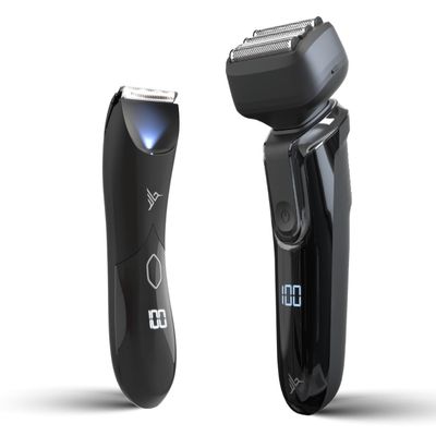 HUMMINGBIRD Showtime Bundle Includes MK7 Premium Foil Face Shaver and MK6 Body Hair Trimmer for Men