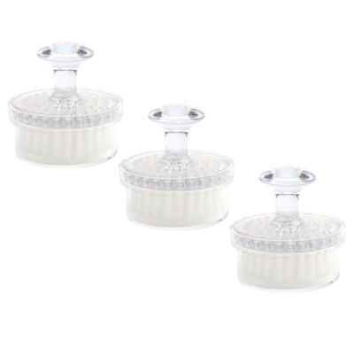 3PCS Manual Face Brush Set Multi-Function Facial Cleansing Scrubber for Home and Travel Exfoliating and Washable Face Cleaning Tools