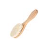 DEARMAMY Dense Wool Brush with Curved Handle Multi Functional Beard Grooming Tool for Household and Shower Use for Cleaning and Styling view 1