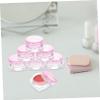 PAMINGONO 3g Square Base Cream Jars 12-Piece Portable Leak-Proof Cosmetic Sample Containers for Travel Makeup view 3