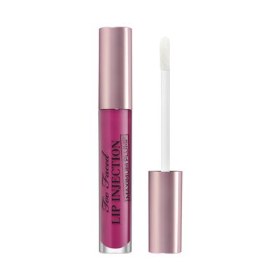 Too Faced Lip Injection Maximum Plump Extra Strength Lip Plumper Gloss | Hydrating, Volumizing, + Plumping, 0.14 Fl Oz, Berry Crush (Vibrant Fuchsia Berry)