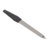 Baluue Stainless Steel Nail File Buffer with Plastic Handle Double Sided Nail Smoother for Manicure Lightweight Durable Tool for Home Salon Use view 1