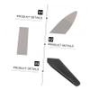 Baluue Stainless Steel Nail File Buffer with Plastic Handle Double Sided Nail Smoother for Manicure Lightweight Durable Tool for Home Salon Use view 4