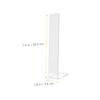 8Pcs Acrylic Hair Clip Organizer Stand L-Shaped Hair Accessories Holder Detachable Base for Girls and Women for Home and Travel Display view 3
