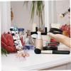8Pcs Acrylic Hair Clip Organizer Stand L-Shaped Hair Accessories Holder Detachable Base for Girls and Women for Home and Travel Display view 4