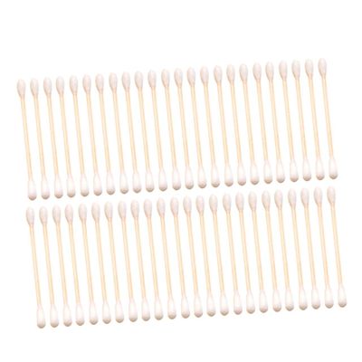 LOORGVEL 300pcs Cotton Swabs Double Headed Sticks for Makeup Cleaning and Skin Care Travel-friendly Cosmetic Applicators for Men and Women Cotton Handy and Clean