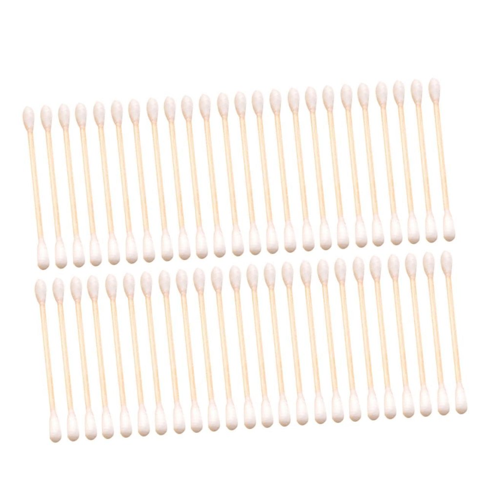 LOORGVEL 300pcs Cotton Swabs Double Headed Sticks for Makeup Cleaning and Skin Care Travel-friendly Cosmetic Applicators for Men and Women Cotton Handy and Clean