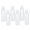 DECORNIJIA 6pcs Transparent Cap Travel Bottles for Shampoo Lotion and Liquid Soap Leakproof Empty Squeeze Containers for Toiletries for Home and Travel Use view 1