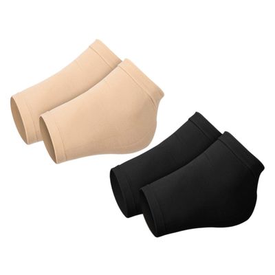 EXQUIMEUBLE 2pairs Silicone Toeless Socks for Cracked Heel Repair Moisturizing Foot Care Socks Soft and Comfortable