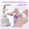Foam Soap Refill with Dispenser Hand Wash Set, 12 Foaming Hand Soap Refills Tablets +1 Glass Foaming Dispenser +2 Microfiber Cloths, Make 96 fl oz - No Plastic, Cleansing & Moisturizing, Lavender view 2