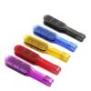 Hair Comb Hair Straightening Clip Double Brushes V Shape Comb Clamp(Blue flower) view 4
