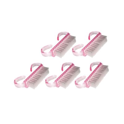 Baluue 5pcs Use Nail Brush Nail Cleaning Brush Special Design Bristles for Safe Skincare