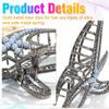 Fashey Starfish Claw Clips Black Metal Hair Clips Seashell Hair Accessories for Women (Black) view 4