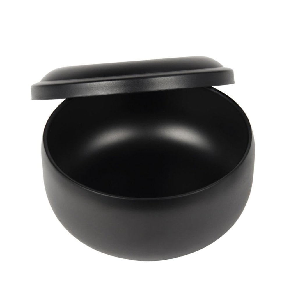 ARTSEWPLY 1pc Stainless Steel Shaving Bowl for Men Container Capacity Design for Home Use and Travel