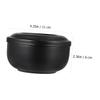 ARTSEWPLY 1pc Stainless Steel Shaving Bowl for Men Container Capacity Design for Home Use and Travel view 2