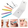 Beaupretty 18pcs Eyebrow Shaping Tools Portable Eyebrow Tweezers for Home Salon Use Fine Workmanship Easy to Use view 4