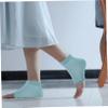Baluue 4pairs Moisturizing Gel Heel Socks for Dry Cracked Feet Open Toe Design and for High Heel Wearers and view 2