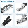 3-Piece Nail Clipper Set, 2 Wide-Mouth Angled Clippers with Nail File, Toenail Clippers for Thick Nails view 4