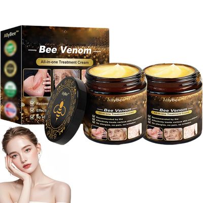 AllyBee Bee Venom Skin Treatment Cream, Advanced Firming & Wrinkle-Reducing cream, AllyBee skin Treatment cream, Natural Bee Venom Serum Suitable for All Skin Types (2 Pack)