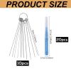 30pcs Shower Head Cleaner Tools, Shower Head Cleaning Brushes Multi-Size Showerhead Cleaner Picks Anti-Clogging for Bathroom Small Hole Gap Nozzle Window Slot (Blue) view 2