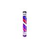 LED Barber Pole Light Hair Salon Light Sign, Waterproof Rotating Illuminated Stripes Wall-Mounted Lamp, Outdoor Rain-Proof Barber Poles Black Fou Hair Salon Barber Shop Open Sign(C) view 1